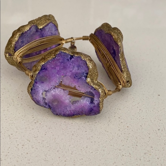 Bourbon and Bowties Jewelry - B&B purple